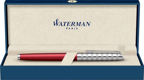Ручка-роллер Waterman Hemisphere French riviera Deluxe RED CLUB RB в подарочной коробке123
