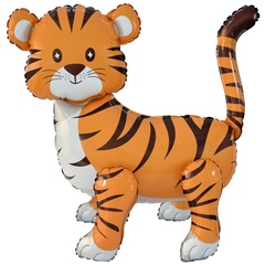 К Ходячая фигура, Тигр, 23''/58 см, 56*30*58 см, 1 шт. (Под воздух)