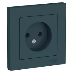 РОЗЕТКА  без з/к, 16А, в сб, ИЗУМРУД ATN000840
