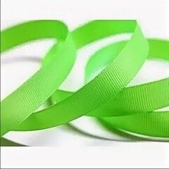 Лента атласная 12 мм зеленая