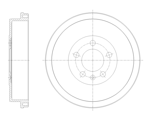 Барабан тормозной G-brake  GD-61002