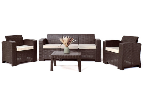 Комплект мебели B:Rattan Premium Max Set, коричневый