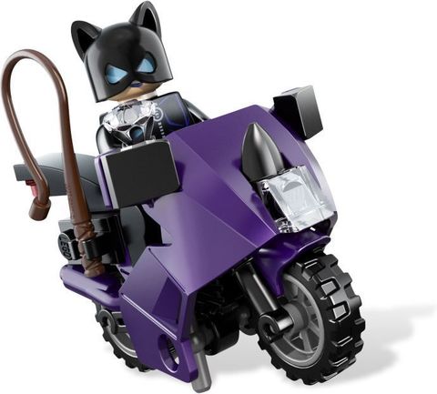 Минифигурки набор Бэтмен и Женщина кошка на мотоцикле