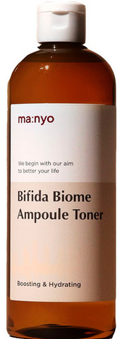 Купить Manyo Factory BIFIDA BIOME AMPOULE TONER  - Ампульный укрепляющий тонер с бифидобактериями