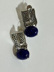 Вергина (серьги из серебра)