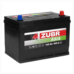 Аккумулятор ZUBR Premium Asia (100Ah, 900A, R+) ZPA1000