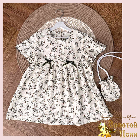 Платье хлопок/муслин д (3-7) 250313-L5046