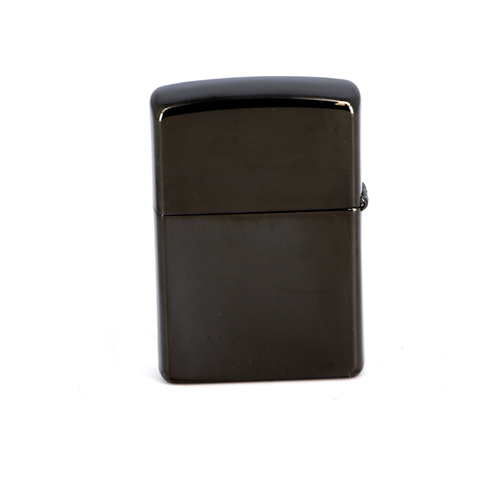 Зажигалка Zippo Classic с покрытием Ebony, латунь/сталь, чёрная, глянцевая, 36x12x56 мм123