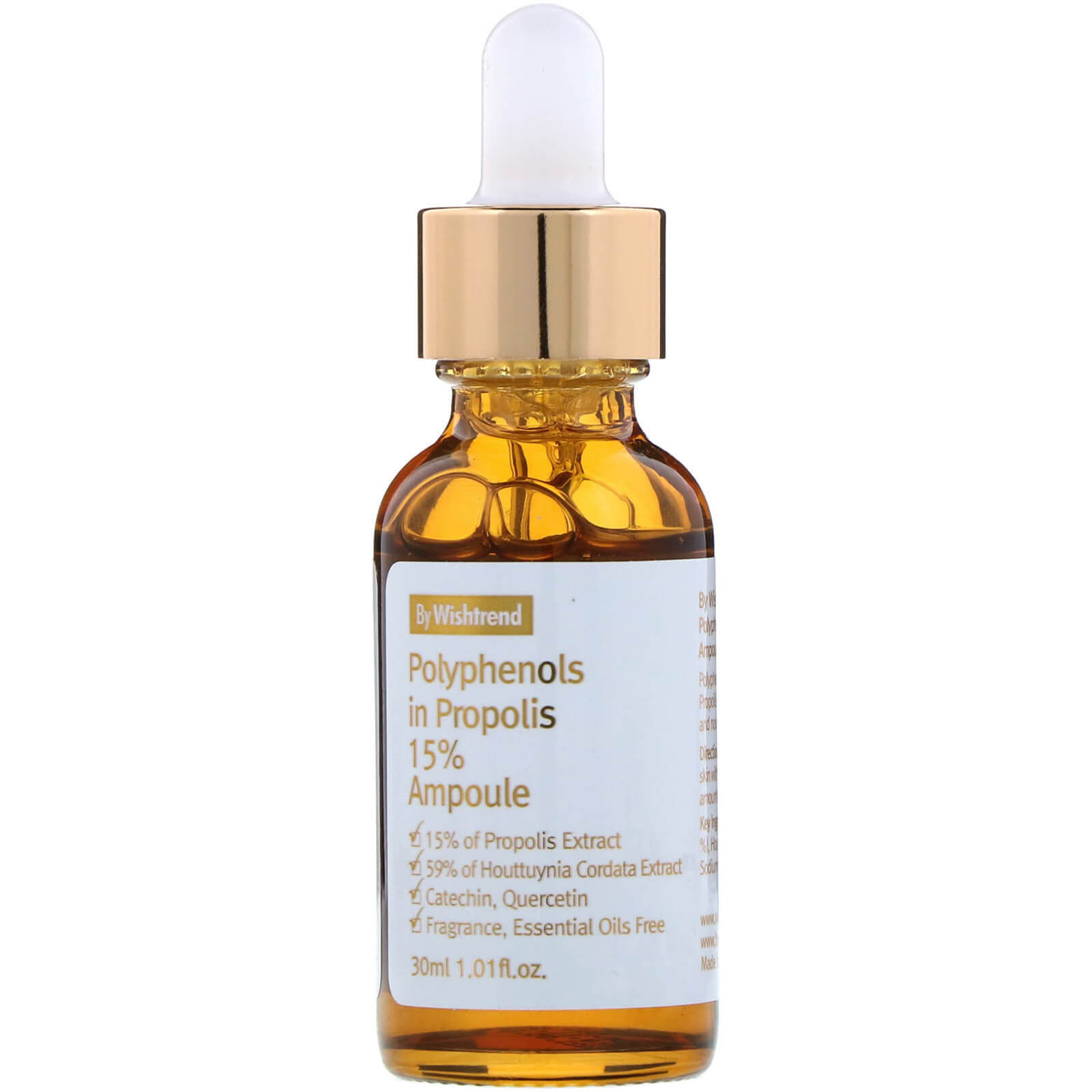 Сыворотка By Wishtrend Polyphenols in Propolis 15% Ampoule 30 мл
