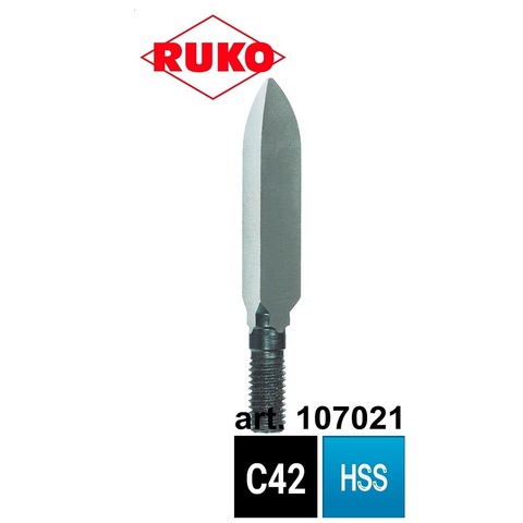 Лезвие для гратоснимателя Unigrat С42 HSS 8x30мм Ruko 107021