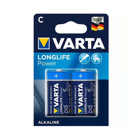 Батарейка VARTA Longlife Power 1.5V - LR14/ C (2 шт) в блистере