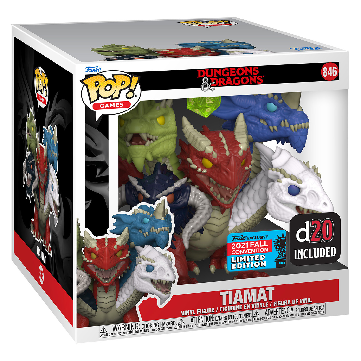 Фигурка Funko POP! Games D&D Tiamat with D20 NYCC21 6