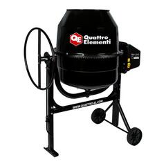 Бетоносмеситель QUATTRO ELEMENTI Gravity 220 (1000 Вт, 220л, 27об/м, замес 129л, полиамидный венец)