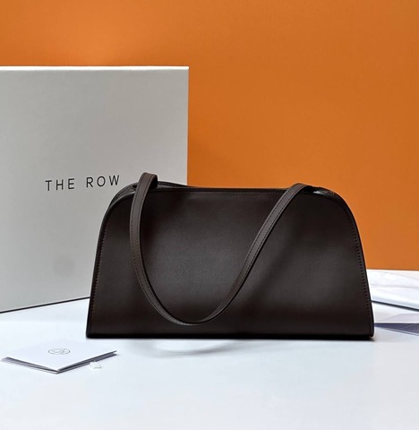 Клатч The Row Peggy, коричневый