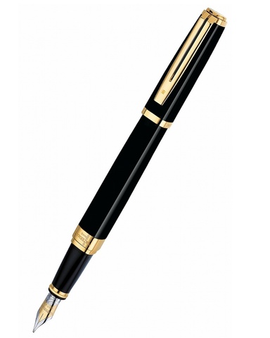 Ручка перьевая Waterman Exception Ideal Black GT, M (S0636790)