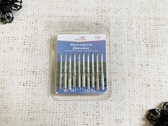 Иглы для бытовых машин для джинсы Ассорти-10 (№90, №100), 10 игл