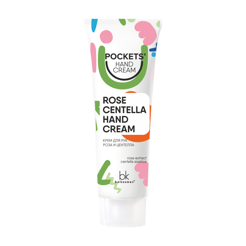 BelKosmex  Pockets’ Hand Cream Крем для рук роза и центелла  30г