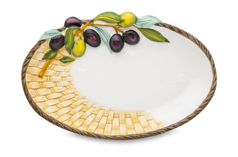 Блюдо овальное 32х20см Edelweiss Оливки
