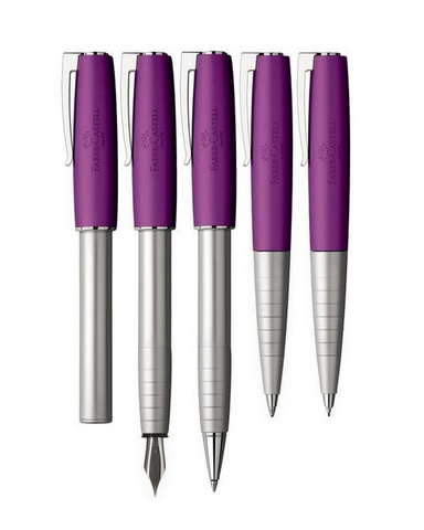 Ручка-роллер Faber-Castell Loom Metallic Violet (149135)