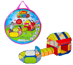 Детская палатка игровая большая с туннелем манеж/ сухой бассейн/ сумка-переноска