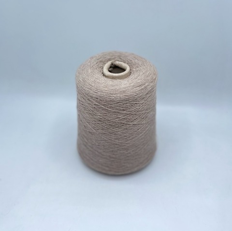 Бобинная пряжа (пр.Италия),1500м/100 гр. 80%шерсть, 20%полиамид, цвет-Серо-бежевый,арт-31827