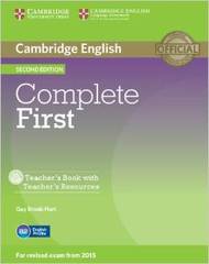 Complete First Second edition (for revised exam 2015) Teacher's Book with Teacher's Resources CD-ROM
