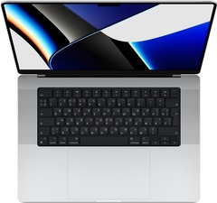 Ноутбук Apple MacBookPro 16-inch MacBook Pro: Apple M1 Pro chip with 10‑core CPU and 16‑core GPU, 512GB SSD - Silver