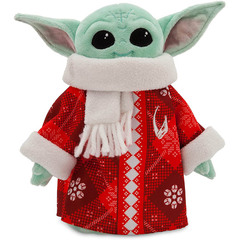 Звёздные войны: Мандалорец Плюшевый Новогодний Грогу в Коляске 33 см