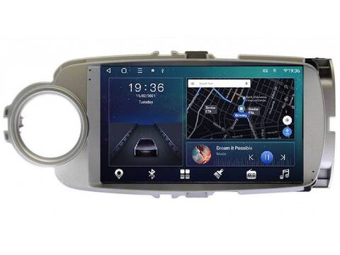 Магнитола Toyota Vitz (2010-2014) Android 10 3/32GB IPS DSP 4G модель TO-301TS18