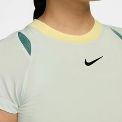 Женская теннисная футболка Nike Court Dri-Fit Advantage Top - barely green/barely green/black
