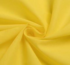 Батист однотонный, 72 г/м2, 100% хлопок, 145 см, жёлтый