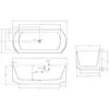 Abber AB9488-1.7 Акриловая ванна ABBER AB9488-1.7
