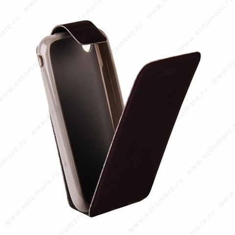 Чехол-флип Kooso Melkco для iPhone 3Gs/ 3G - Kooso Koka Book case Grey