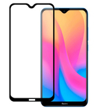 Защитное стекло 6D на весь экран 9H для Xiaomi Redmi 8 / 8A (Черная рамка)