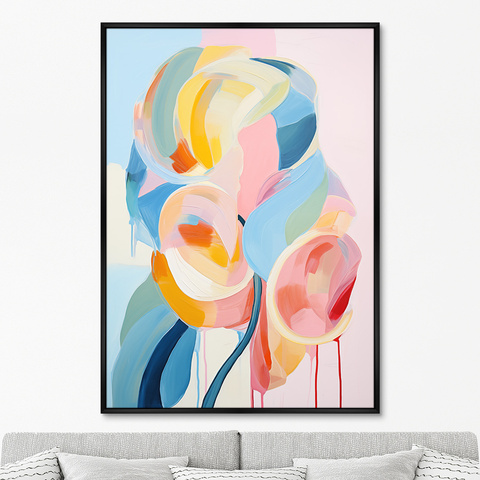 ArtNoMore - Репродукция картины на холсте Flower lollipops, No 2, 2024г.
