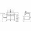 Aquanet 302527 Тумба с раковиной Nova Lite 75 2 дв. цв. дуб рошелье (302527)