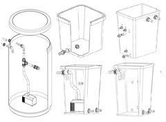 CubePot Ebb&Flow 12 Growmir.ru