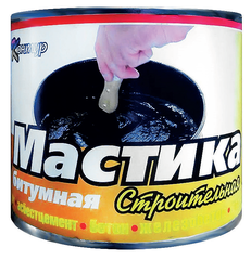 Мастика битумная 1,8 кг КОНТУР (6шт/уп)