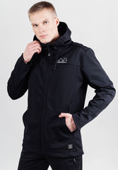 Элитная ветрозащитная мембранная куртка Nordski Trekking Black мужская