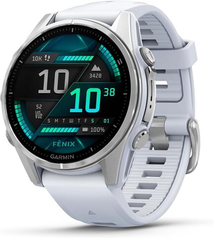 Умные часы Garmin Fenix 8 43 мм AMOLED Серебристый | Silver (010-02903-00 | 010-02903-06)