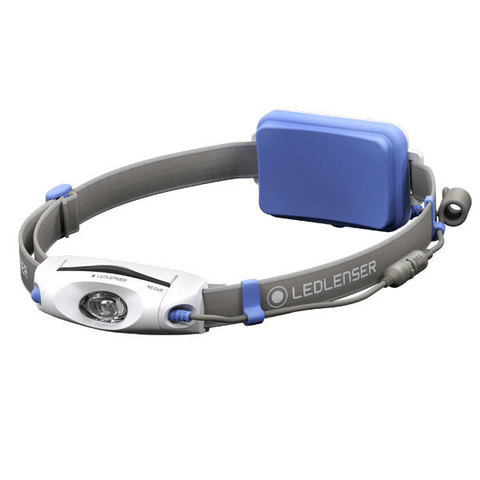 Фонарь налобный Led Lenser Neo 6R, синий, светодиодный, (500918)