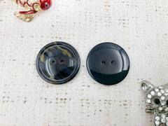 Пуговицы, d 2,5 см, чёрный