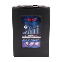 Набор зенковок 90° 6,3-20,5мм UltimateCut 4z HSS-G RUnaTEC 6шт Ruko 102890PRO