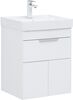 Aquanet 310147 Тумба Ирис new 50 подвесная 1 ящ. 2 фасада цв.белый глянец (310147)