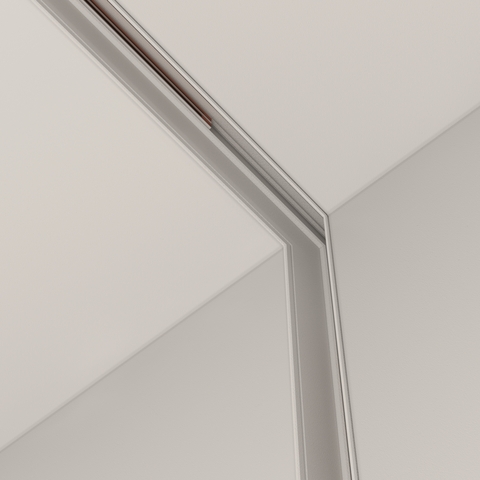 Коннектор угловой внутренний встраиваемый под ГКЛ 12,5мм Maytoni Exility TRA034ICL-42.12W