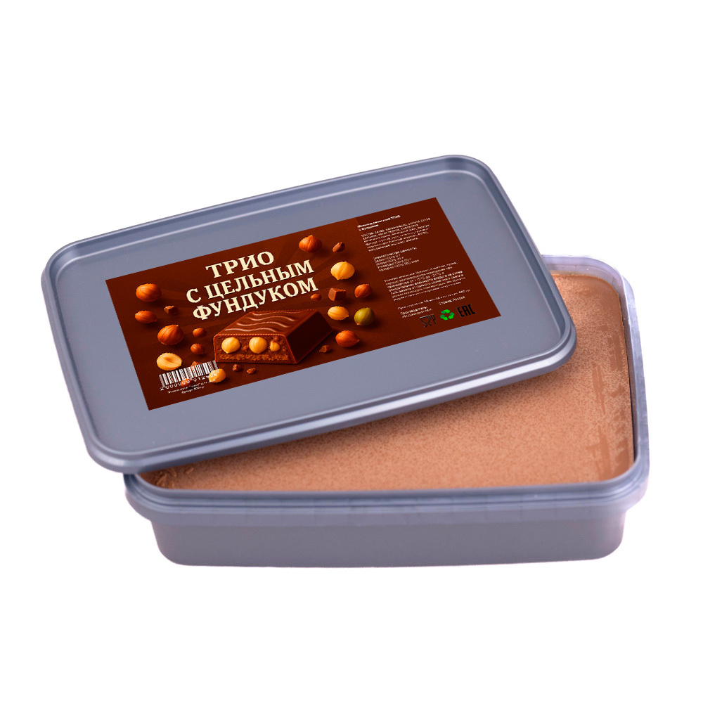 Шоколадное "трио" цельный фундук 800 гр