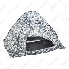 Зимняя палатка автомат Premier Fishing (2,3*2,3 м, КМФ, дно на молнии)