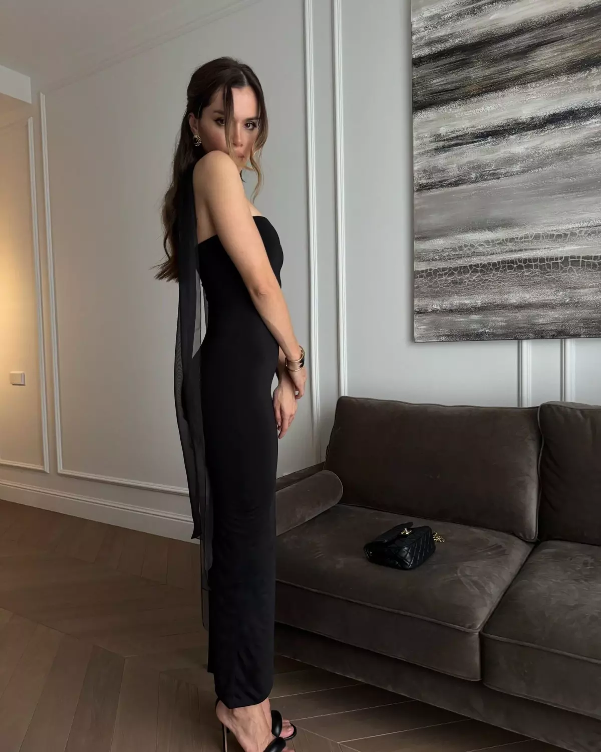 Платье Diamond, Черный