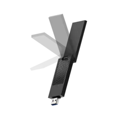 USB-адаптер Cudy WU6500 Wi-Fi 7 BE6500 с высоким коэффициентом усиления, 2,4/5/6 ГГц, до 6452 Мбит/с, USB 3.0