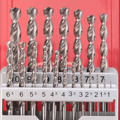 Набор сверл по металлу 1-10мм 19шт DIN338 HSSE-Co5 130° UTL3000 (мет. кейс) Ruko 229214(K)